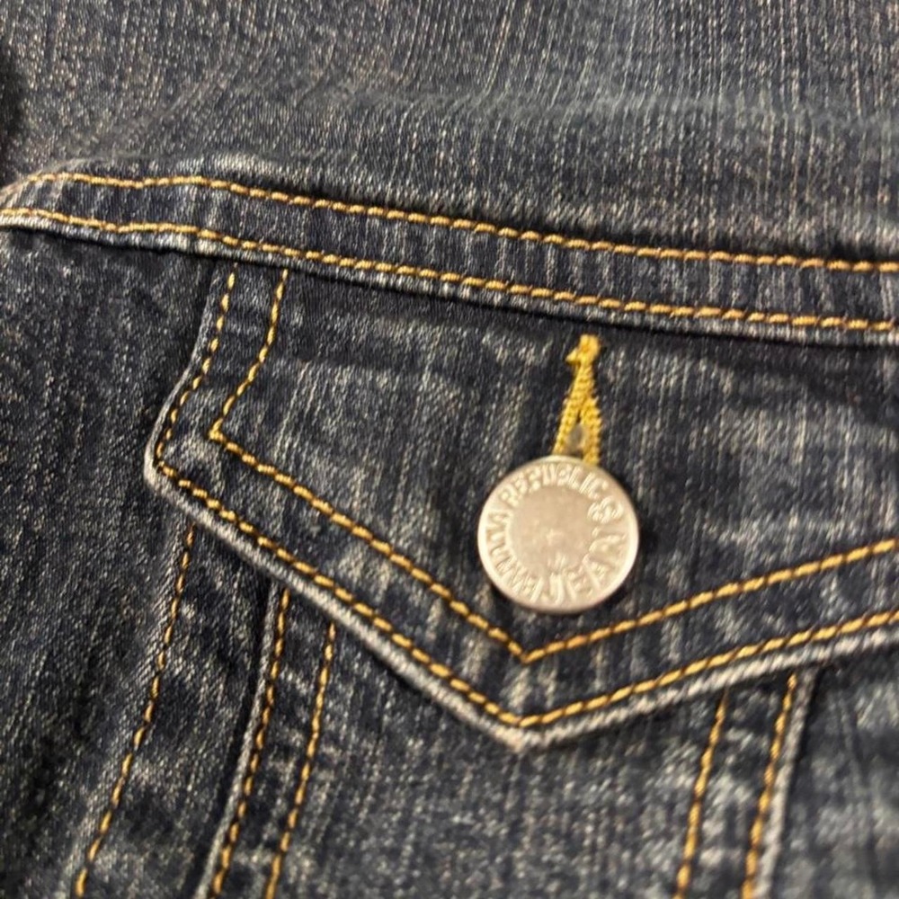 Vintage Denim Banana Republic Navy Jacket - Picture 7 of 8